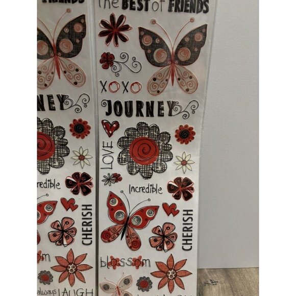 Sandylion Rub On Transfers The Best Of Friends - Lot Of 2 - Picture 2 of 7